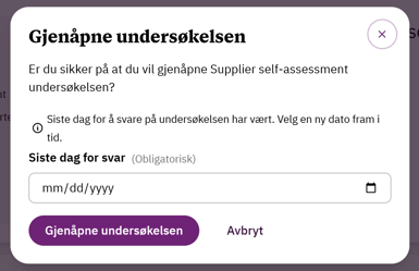 Gjenåpne undersøkelse 2