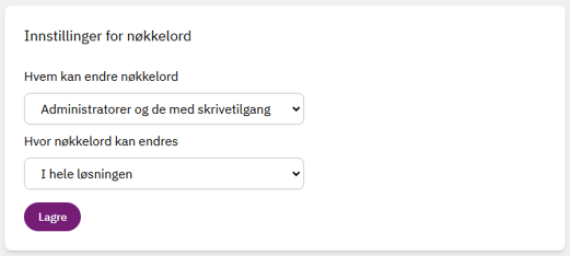 Lage nøkkelord 2